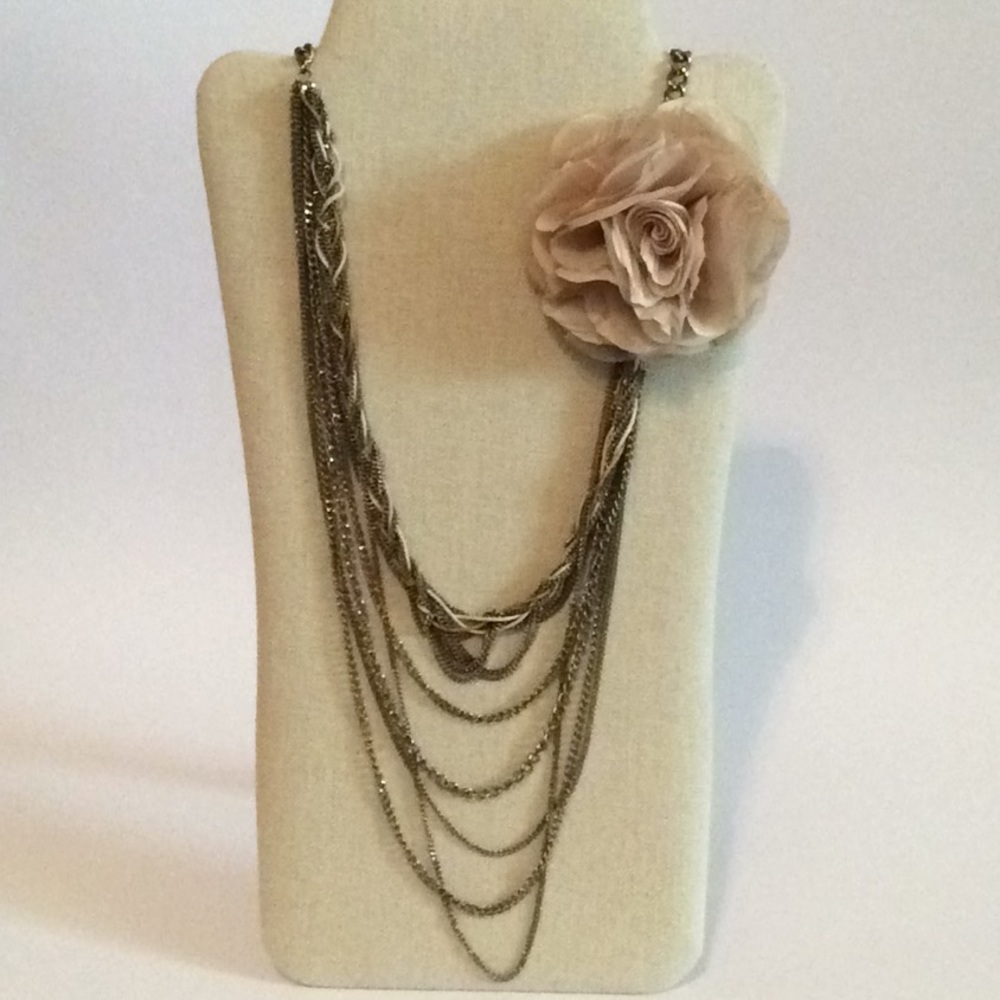 Robbin Rose Corsage Layered Necklace